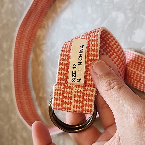 Orange and white belt - Picture 3 of 3